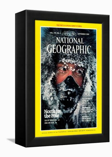 Cover of the September, 1986 National Geographic Magazine-Jim Brandenburg-Framed Premier Image Canvas