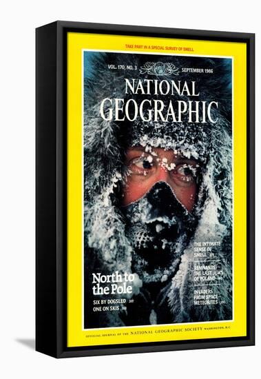 Cover of the September, 1986 National Geographic Magazine-Jim Brandenburg-Framed Premier Image Canvas