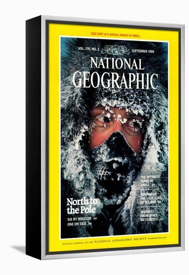 Cover of the September, 1986 National Geographic Magazine-Jim Brandenburg-Framed Premier Image Canvas