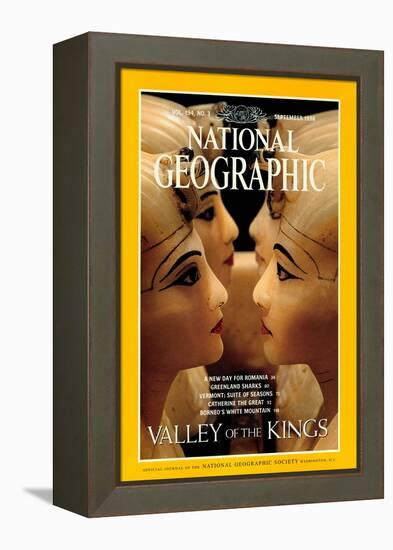 Cover of the September, 1998 National Geographic Magazine-Kenneth Garrett-Framed Premier Image Canvas