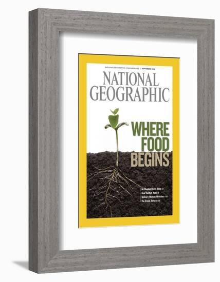 Cover of the September, 2008 National Geographic Magazine-Mark Thiessen-Framed Photographic Print