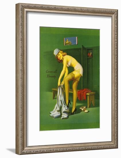 Coverall Beauty-null-Framed Art Print