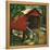 "Covered Bridge", August 14, 1954-John Falter-Framed Premier Image Canvas