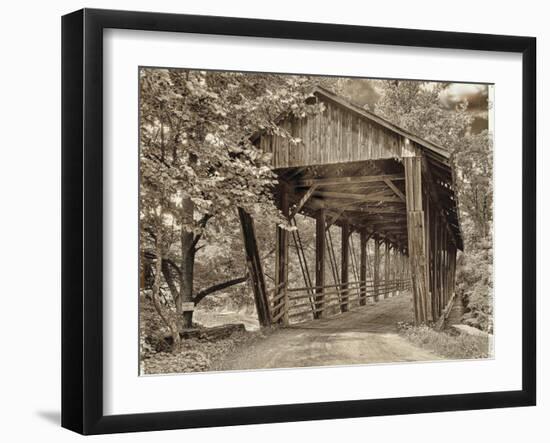 Covered Bridge-Mindy Sommers-Framed Giclee Print