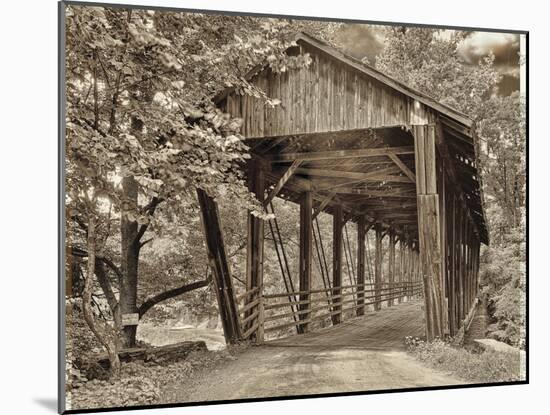 Covered Bridge-Mindy Sommers-Mounted Giclee Print