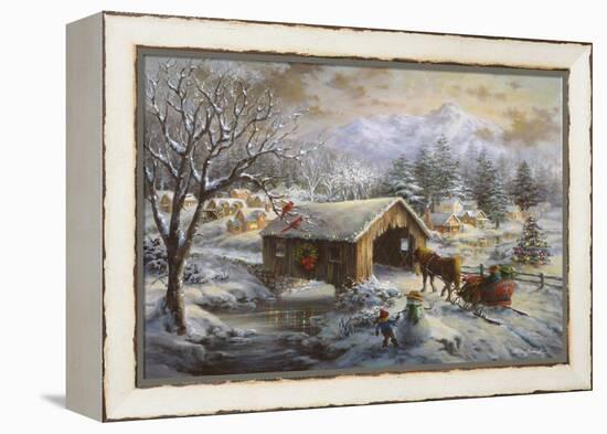 Covered Bridge-Nicky Boehme-Framed Premier Image Canvas