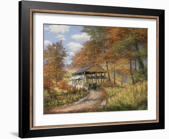 Covered Bridge-Bill Makinson-Framed Giclee Print