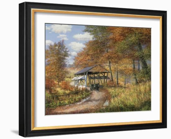 Covered Bridge-Bill Makinson-Framed Giclee Print