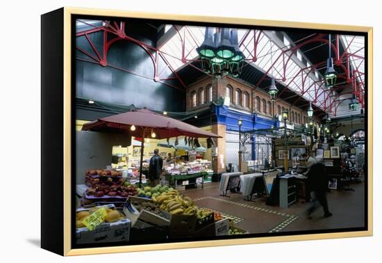 Covered Market, Great George Street Area, Dublin, County Dublin, Eire (Ireland)-Bruno Barbier-Framed Premier Image Canvas