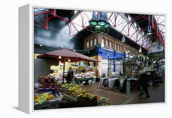 Covered Market, Great George Street Area, Dublin, County Dublin, Eire (Ireland)-Bruno Barbier-Framed Premier Image Canvas