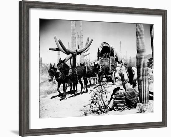 Covered Wagon-null-Framed Premium Giclee Print