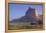Covered Wagons on the Oregon Trail at Scotts Bluff, Nebraska, at Sunrise-null-Framed Premier Image Canvas