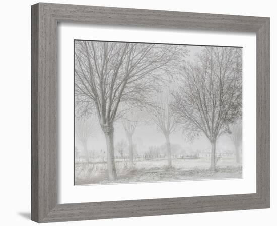 Covered with a white quilt-Yvette Depaepe-Framed Photographic Print