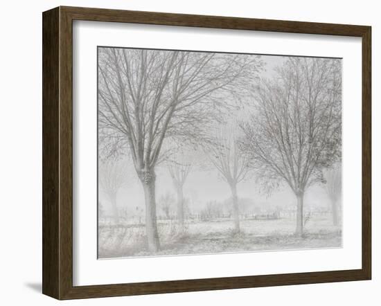 Covered with a white quilt-Yvette Depaepe-Framed Photographic Print