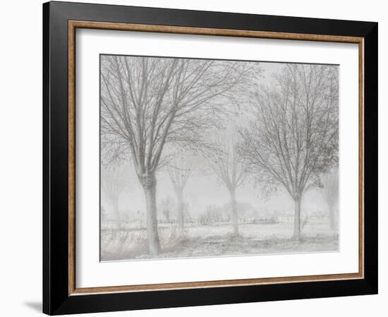 Covered with a white quilt-Yvette Depaepe-Framed Photographic Print