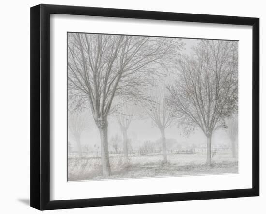 Covered with a white quilt-Yvette Depaepe-Framed Photographic Print