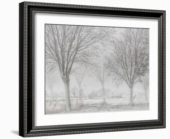 Covered with a white quilt-Yvette Depaepe-Framed Photographic Print