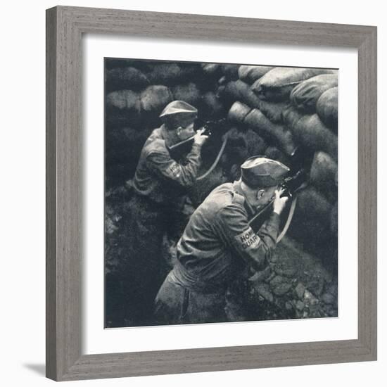 'Covering the road block', 1941-Cecil Beaton-Framed Photographic Print