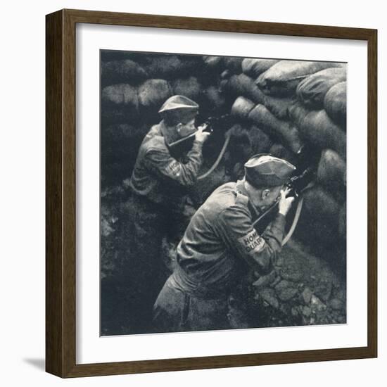 'Covering the road block', 1941-Cecil Beaton-Framed Photographic Print