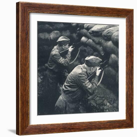 'Covering the road block', 1941-Cecil Beaton-Framed Photographic Print