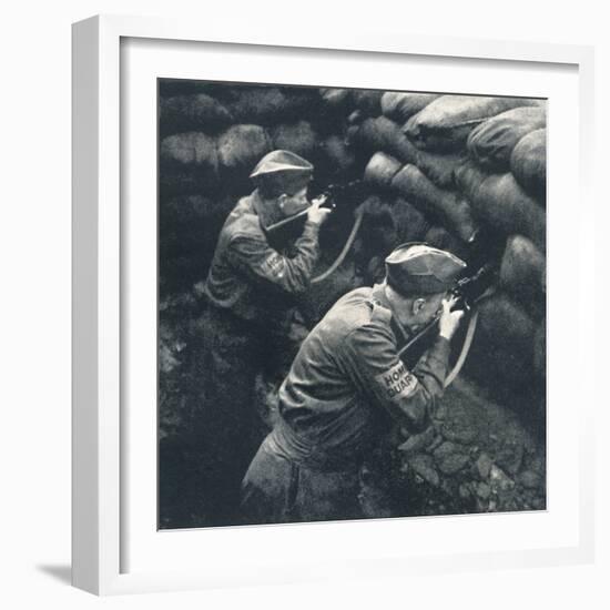 'Covering the road block', 1941-Cecil Beaton-Framed Photographic Print