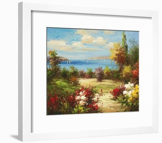 Coveside Garden-Axiano-Framed Art Print