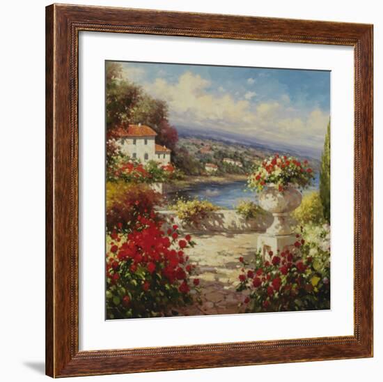 Coveside Terrace-Andino-Framed Art Print