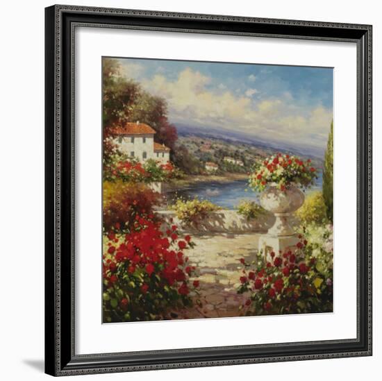 Coveside Terrace-Andino-Framed Art Print