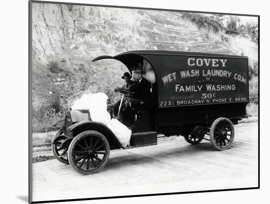 Covey Wet Wash Laundry Co. Inc. Delivery Truck, Seattle, 1913-null-Mounted Giclee Print