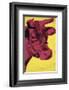 Cow, 1966 (yellow & pink)-Andy Warhol-Framed Art Print