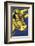 Cow, 1971 (blue & yellow)-Andy Warhol-Framed Art Print