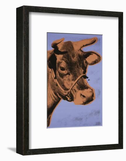 Cow, 1971 (purple & orange)-Andy Warhol-Framed Art Print