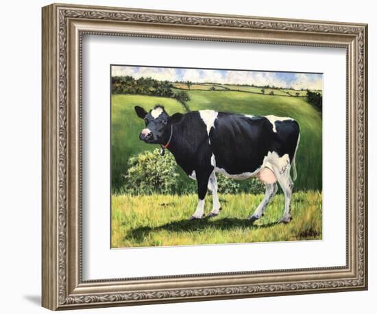 Cow 2021 (oil on canvas)-Tilly Willis-Framed Giclee Print