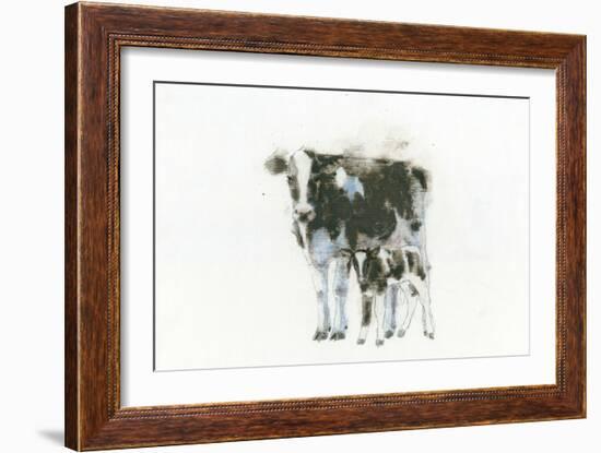 Cow and Calf Light-Emily Adams-Framed Art Print