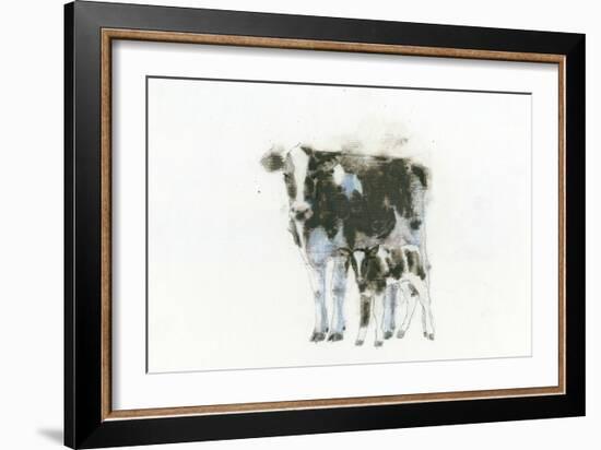 Cow and Calf Light-Emily Adams-Framed Art Print