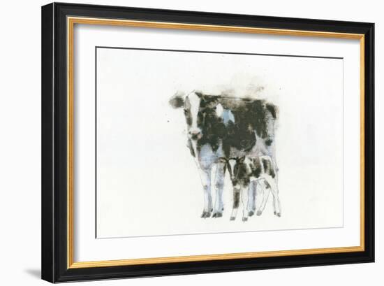 Cow and Calf Light-Emily Adams-Framed Art Print