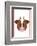 Cow - Animaru Cartoon Animal Print-Animaru-Framed Giclee Print