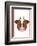 Cow - Animaru Cartoon Animal Print-Animaru-Framed Giclee Print