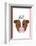 Cow - Animaru Cartoon Animal Print-Animaru-Framed Giclee Print