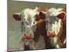 Cow Belles-Carolyne Hawley-Mounted Art Print