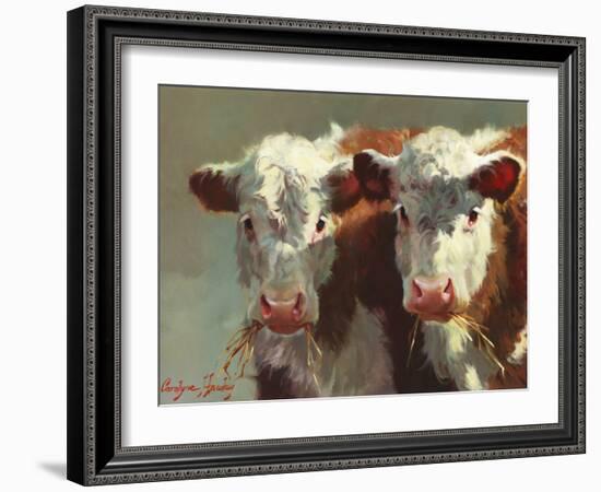 Cow Belles-Carolyne Hawley-Framed Art Print