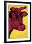 Cow, c.1966 (Yellow and Pink)-Andy Warhol-Framed Giclee Print