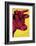 Cow, c.1966 (Yellow and Pink)-Andy Warhol-Framed Giclee Print