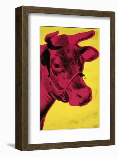 Cow, c.1966 (Yellow and Pink)-Andy Warhol-Framed Giclee Print