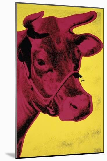 Cow, c.1966 (Yellow and Pink)-Andy Warhol-Mounted Giclee Print