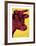 Cow, c.1966 (Yellow and Pink)-Andy Warhol-Framed Giclee Print