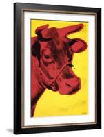 Cow, c.1966 (Yellow and Pink)-Andy Warhol-Framed Art Print