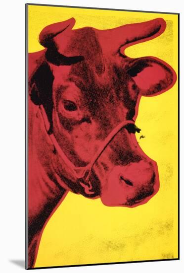 Cow, c.1966 (Yellow and Pink)-Andy Warhol-Mounted Art Print