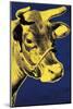 Cow, c.1971 (Blue and Yellow)-Andy Warhol-Mounted Giclee Print