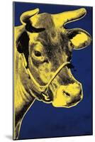 Cow, c.1971 (Blue and Yellow)-Andy Warhol-Mounted Art Print